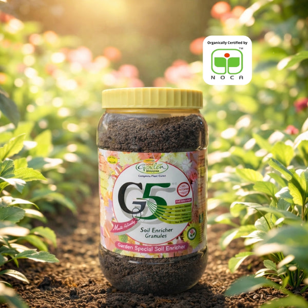 G-5 Bio Organic Granules 500 g | Root & Growth Booster for Plants, Lawns & Gardens