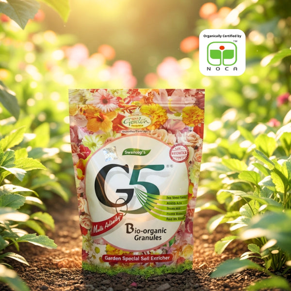G-5 Bio Organic Granules 500 g | Root & Growth Booster for Plants, Lawns & Gardens